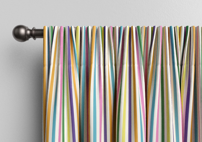 The British Stripe Co. Catherine, Notting Hill No.1 - Made to Measure Curtains - Image 9